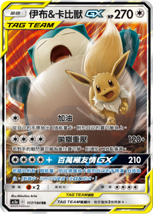 伊布&卡比兽GX