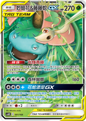 妙蛙花&藤藤蛇GX