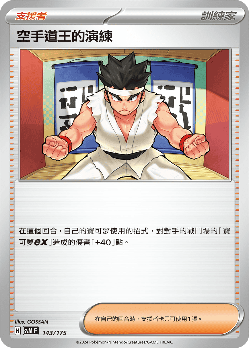 空手道王的演练