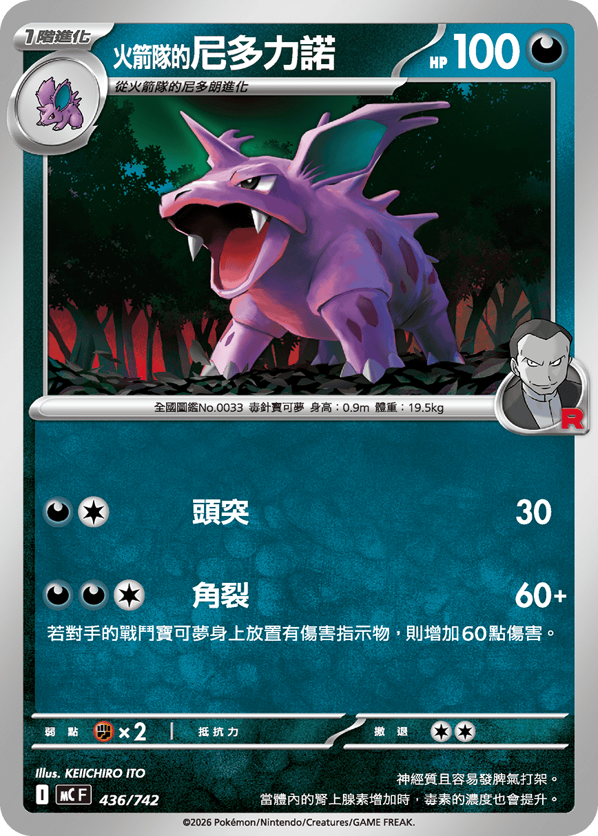 火箭队的尼多力诺